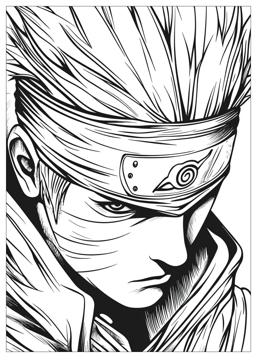 Kolorowanki Do Druku Kakashi 4
