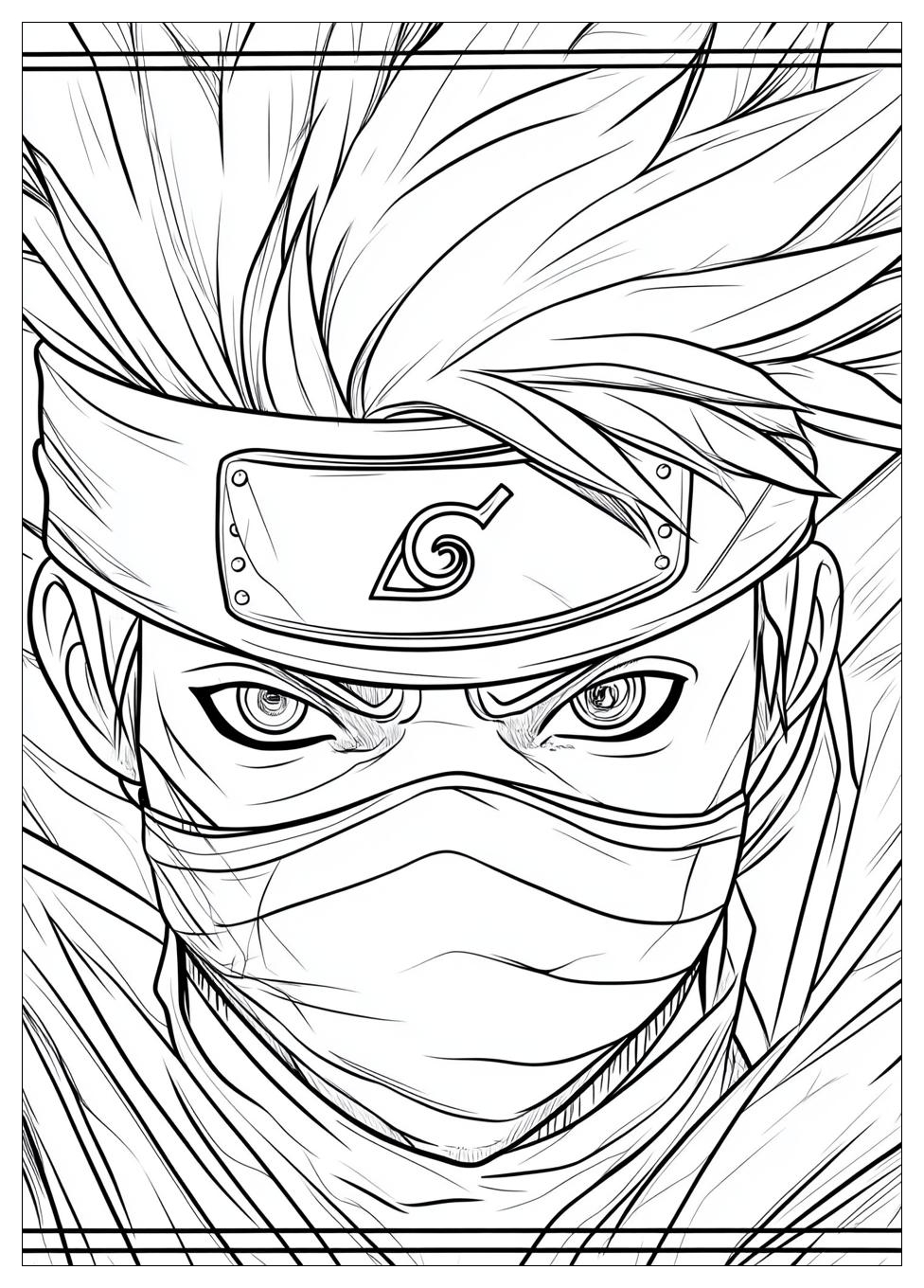 Kolorowanki Do Druku Kakashi 7