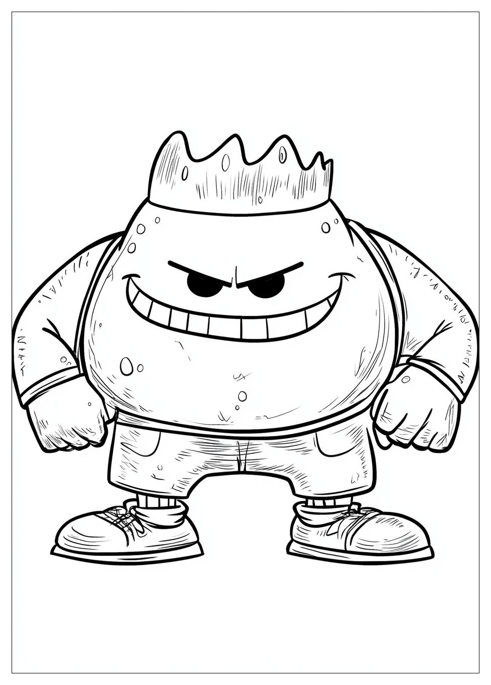 Kolorowanki Do Druku Kapitan Majtas 4