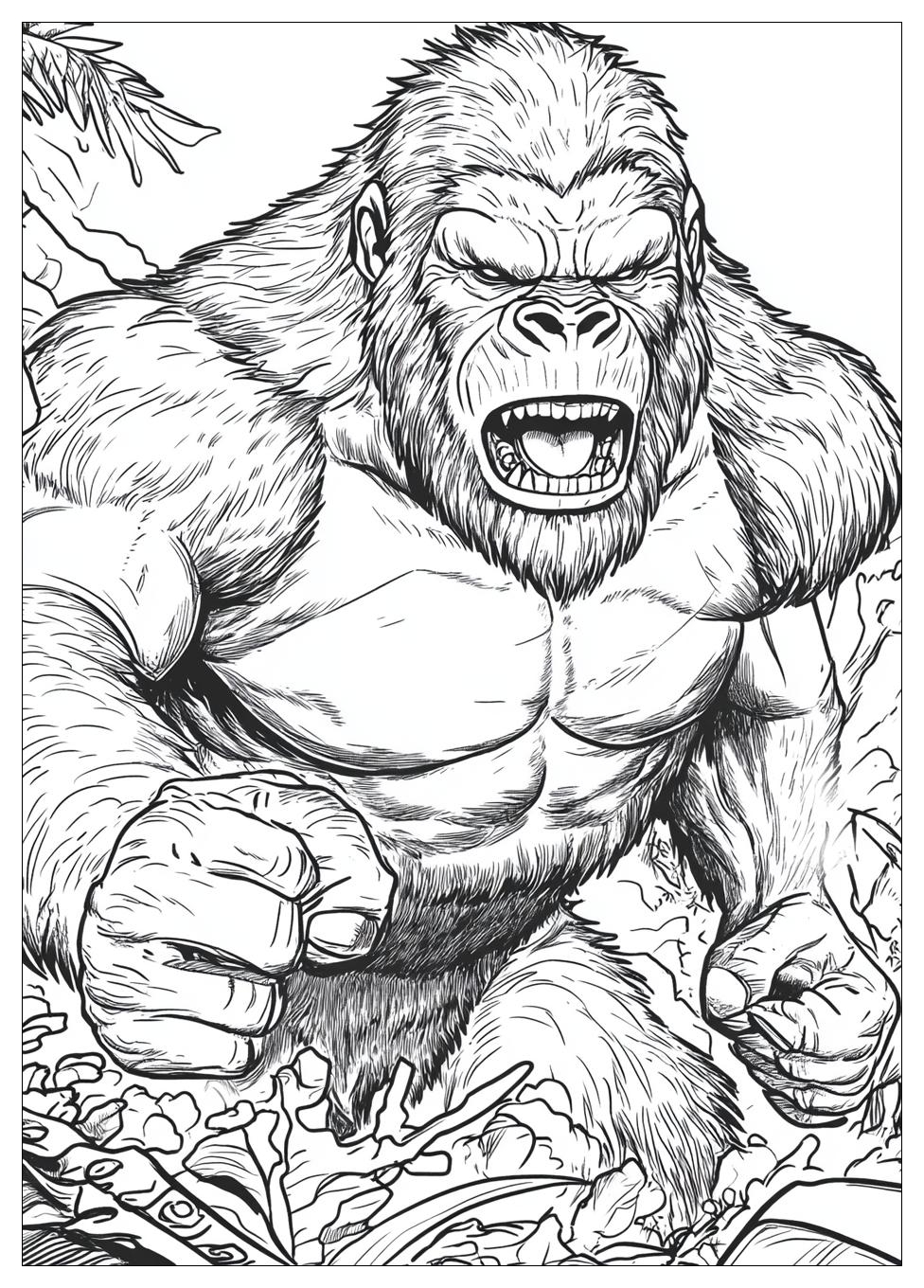 Kolorowanki Do Druku King Kong 1
