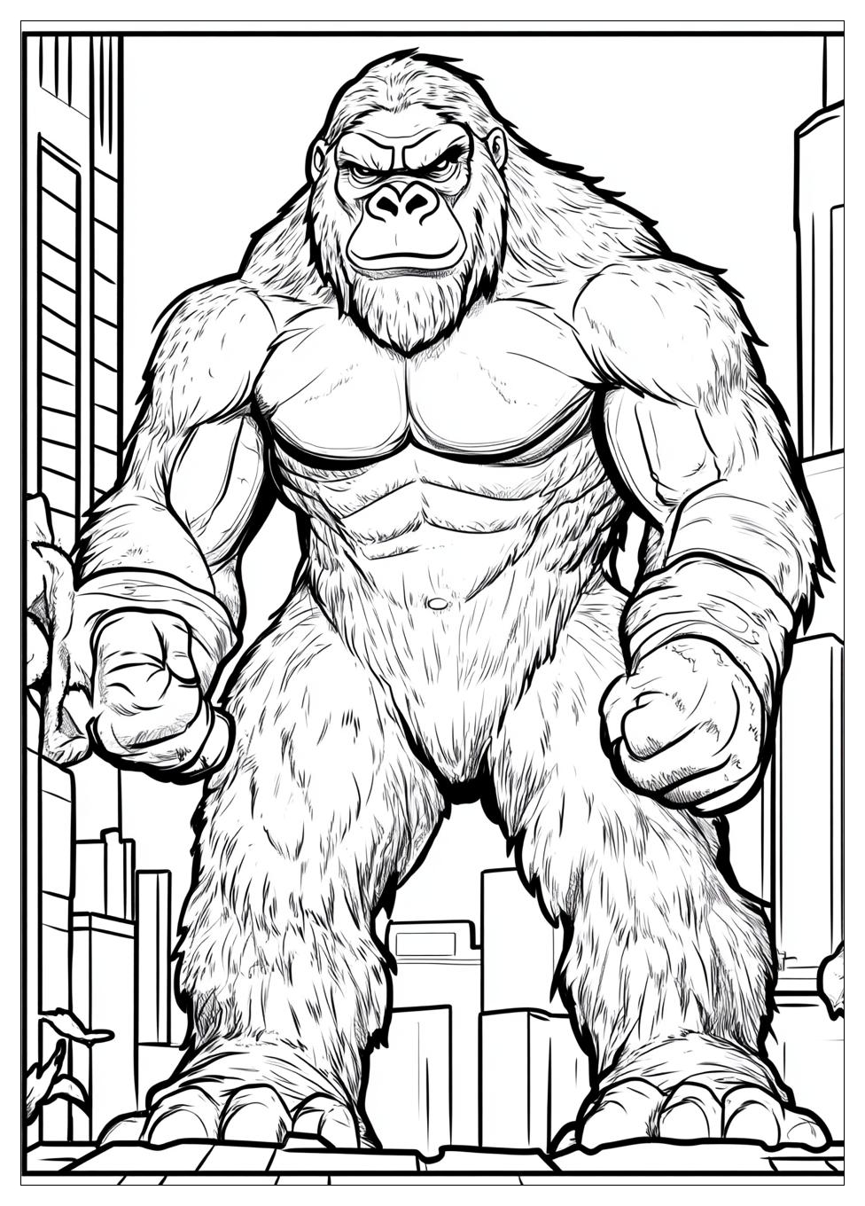 Kolorowanki Do Druku King Kong 11