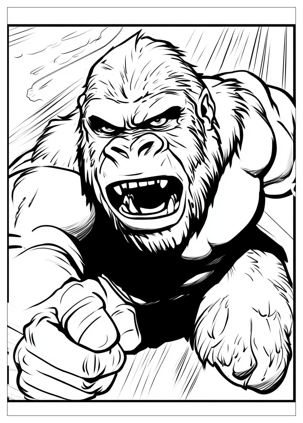 Kolorowanki Do Druku King Kong 12