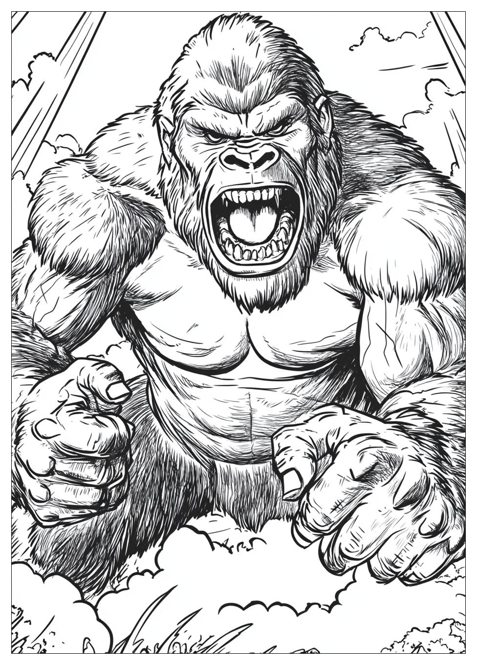 Kolorowanki Do Druku King Kong 13