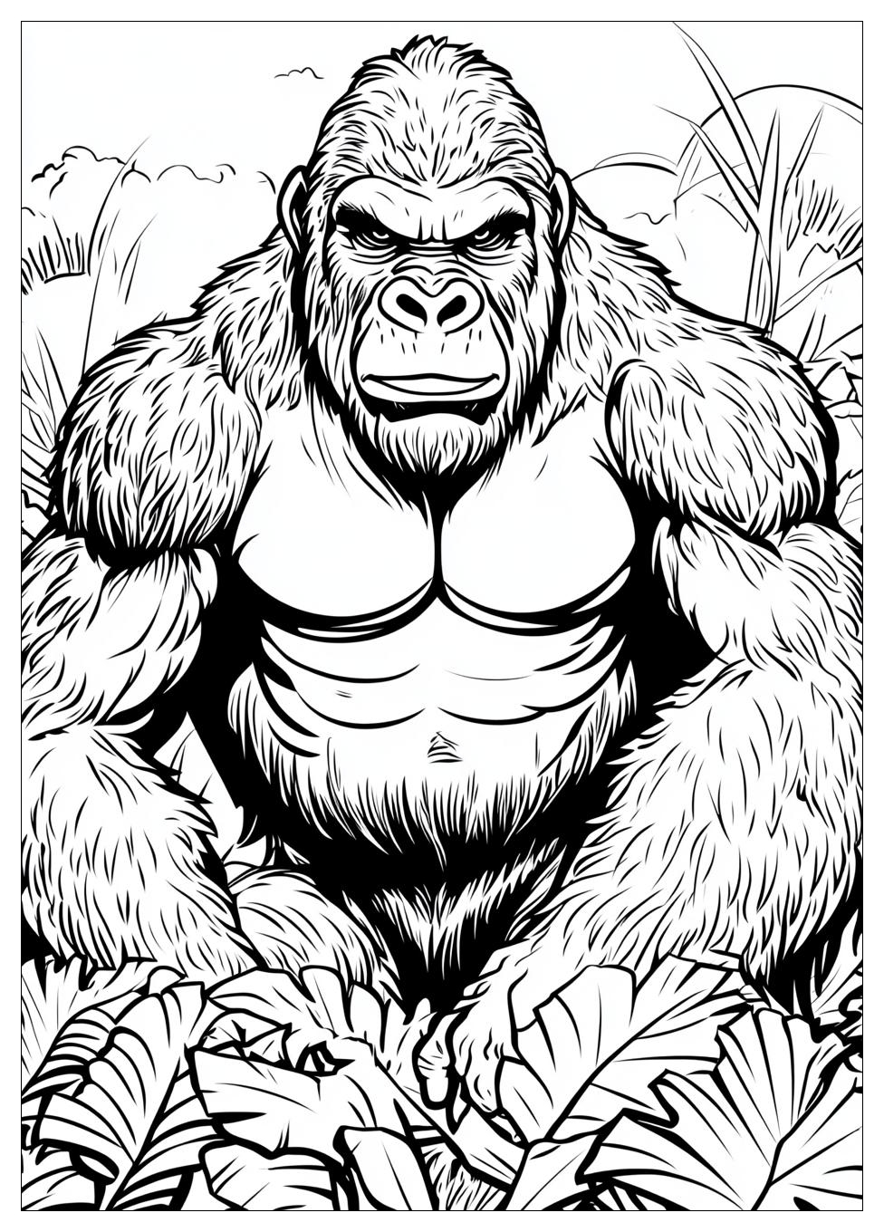 Kolorowanki Do Druku King Kong 14