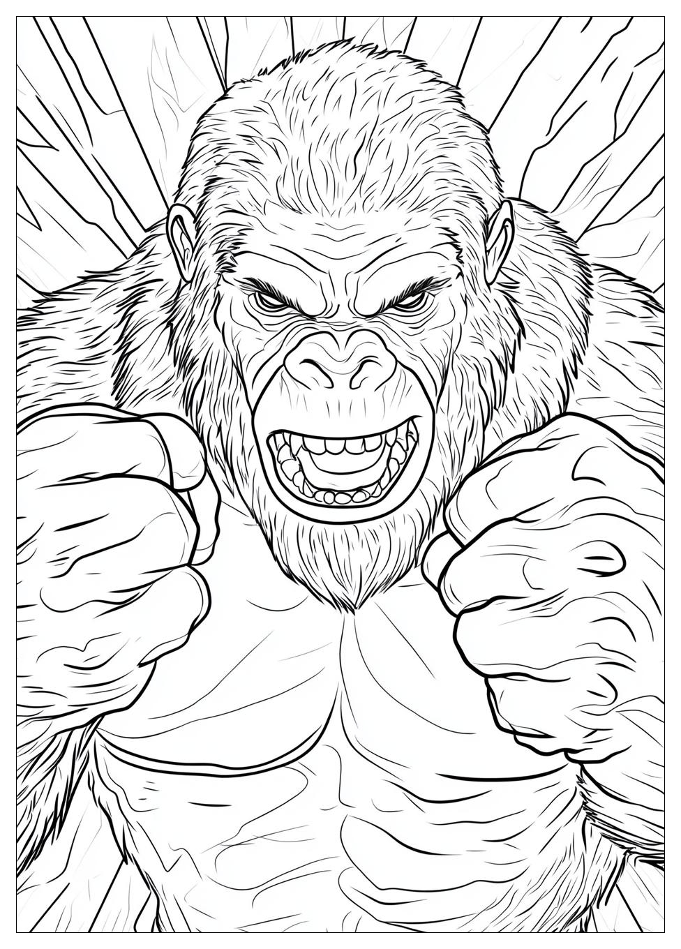 Kolorowanki Do Druku King Kong 15