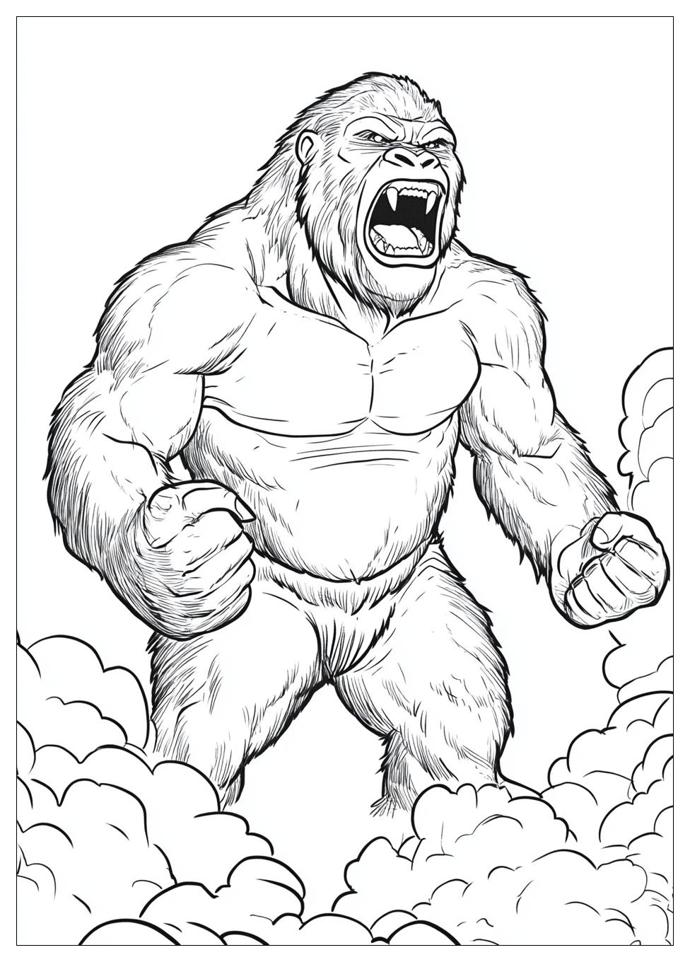Kolorowanki Do Druku King Kong 16