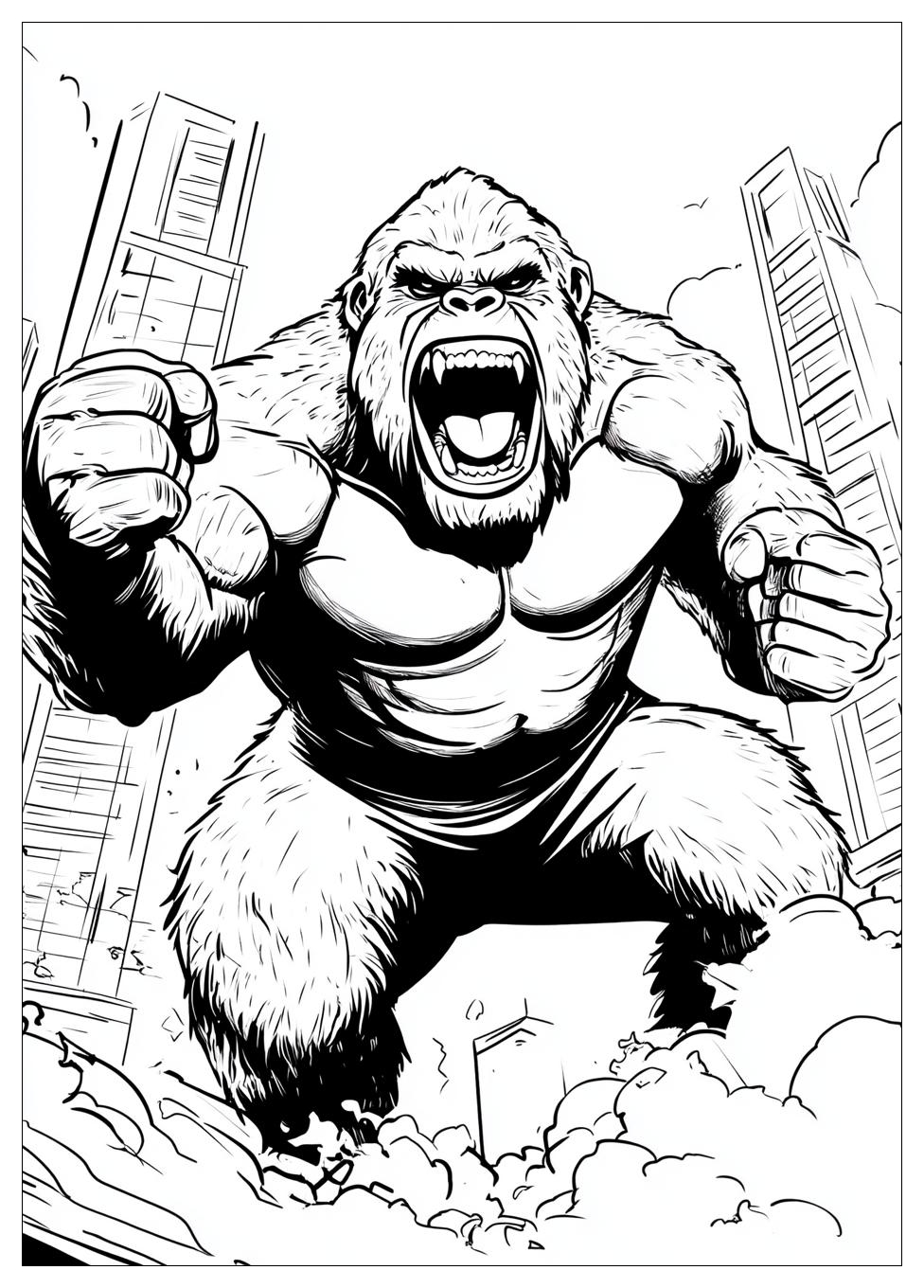 Kolorowanki Do Druku King Kong 17