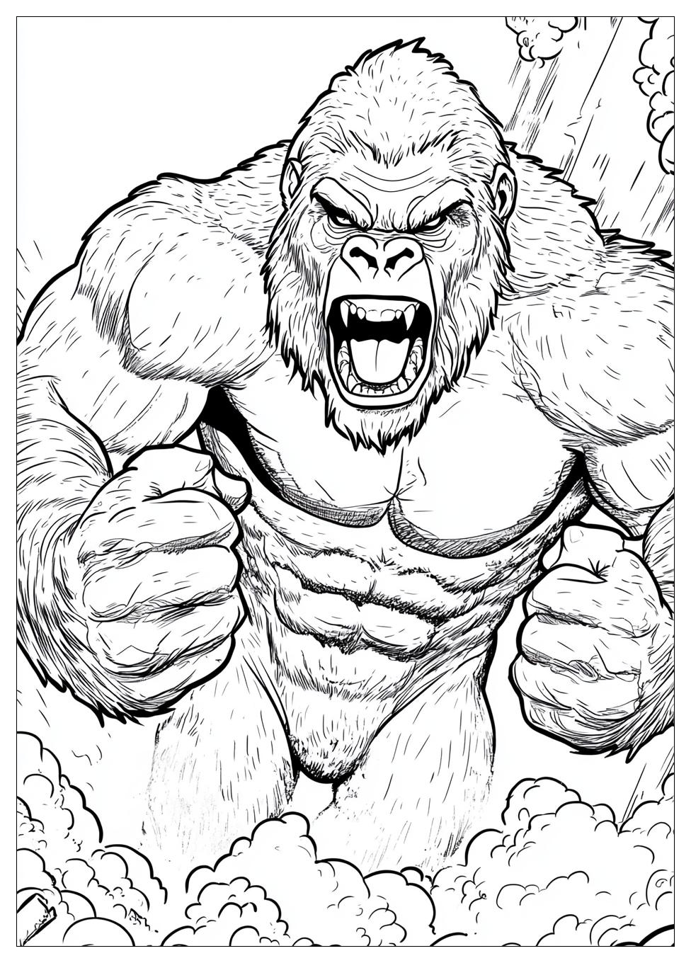 Kolorowanki Do Druku King Kong 18