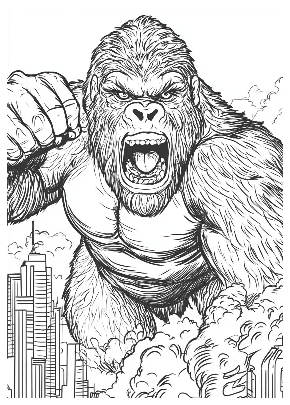 Kolorowanki Do Druku King Kong 19
