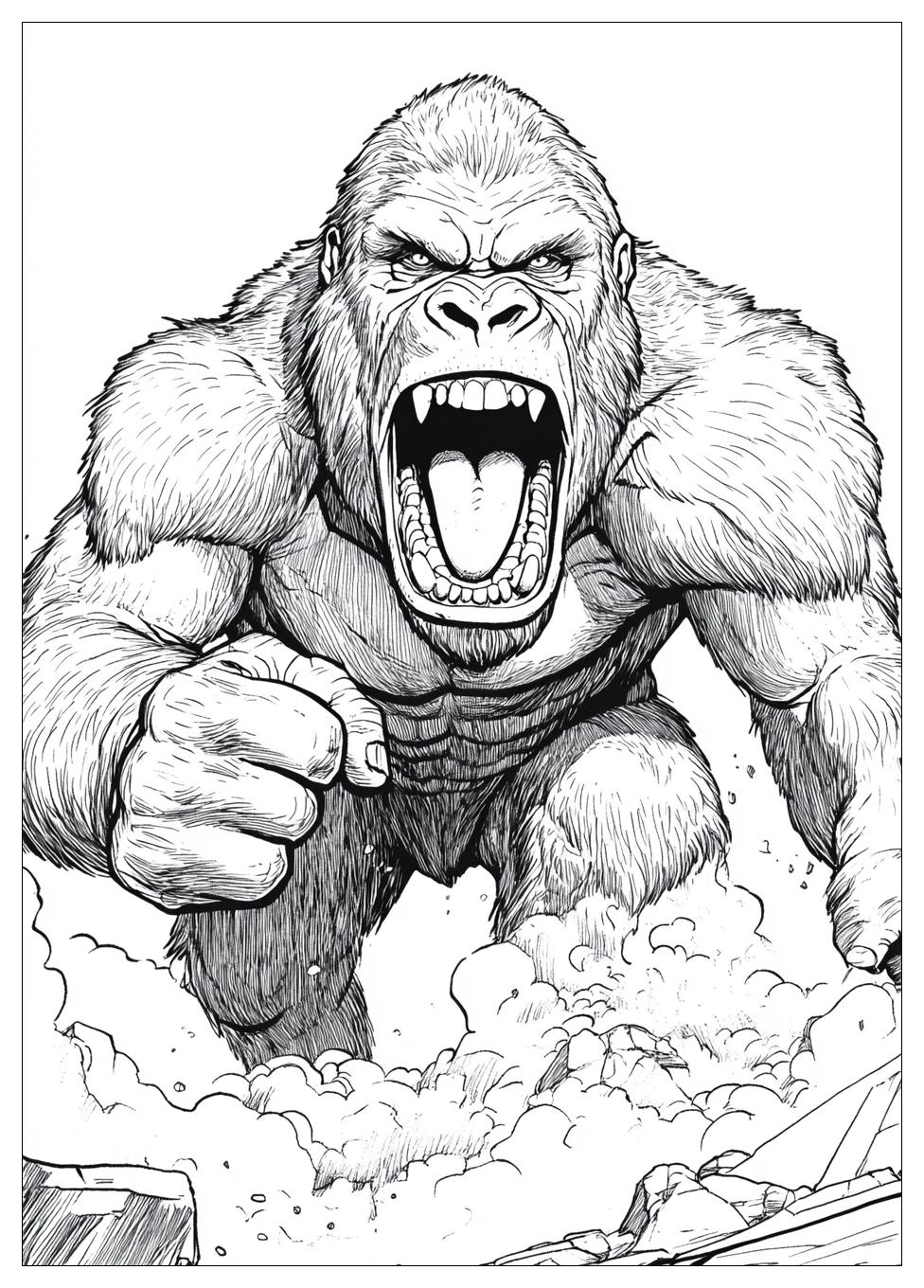 Kolorowanki Do Druku King Kong 2