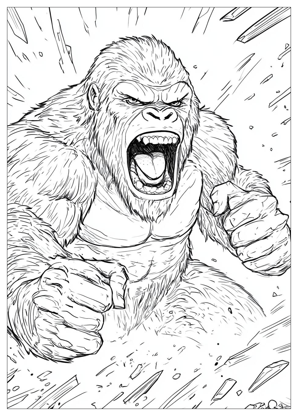 Kolorowanki Do Druku King Kong 20