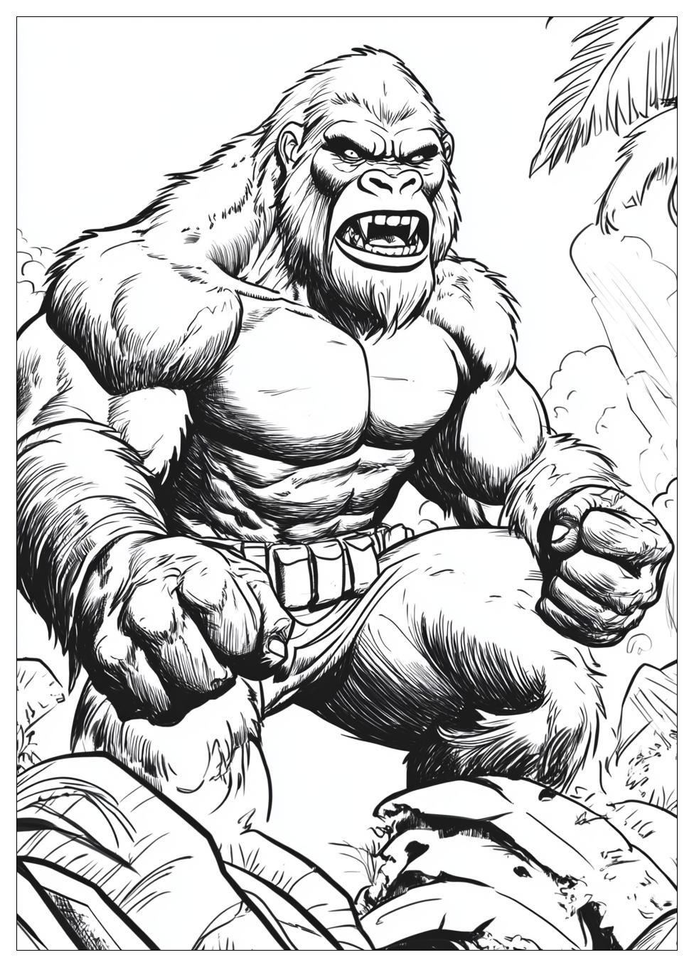 Kolorowanki Do Druku King Kong 21