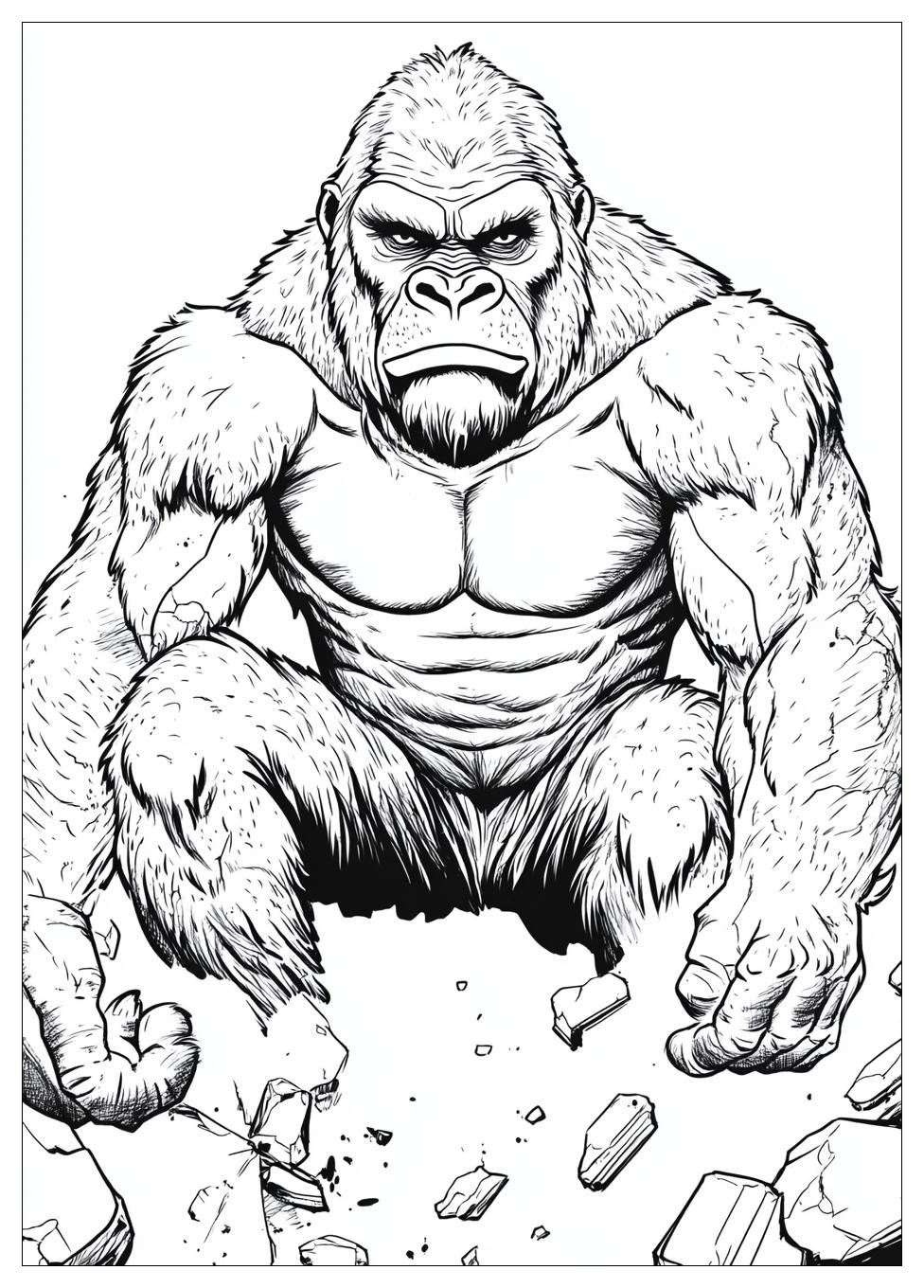 Kolorowanki Do Druku King Kong 22