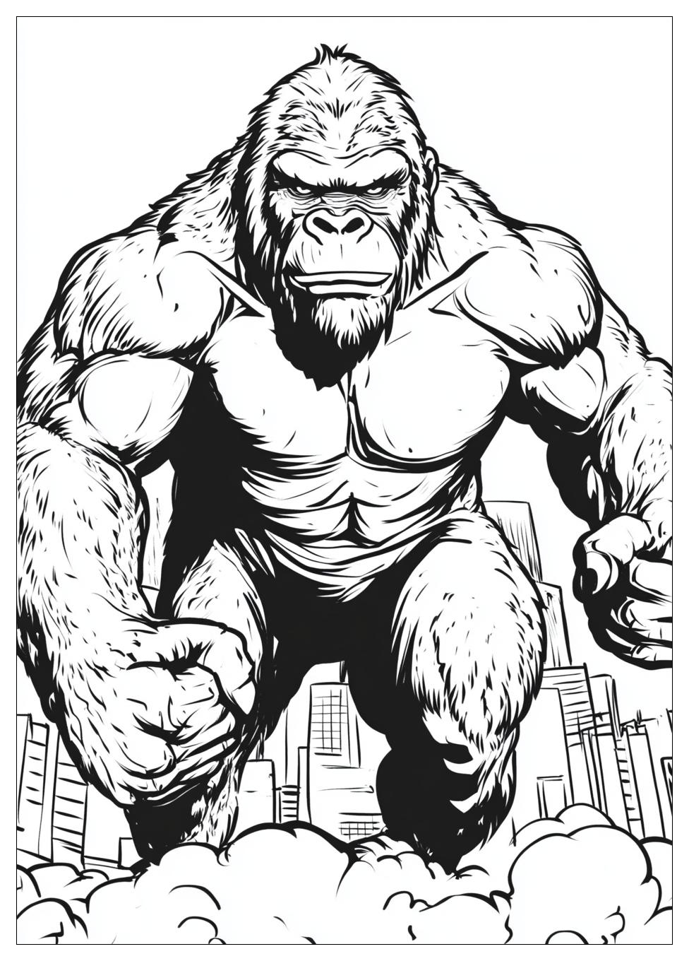 Kolorowanki Do Druku King Kong 3