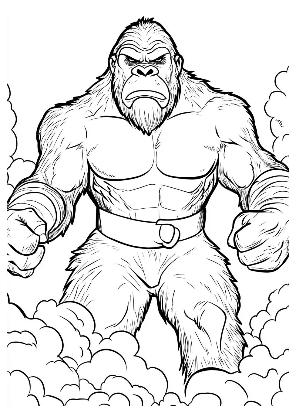 Kolorowanki Do Druku King Kong 5
