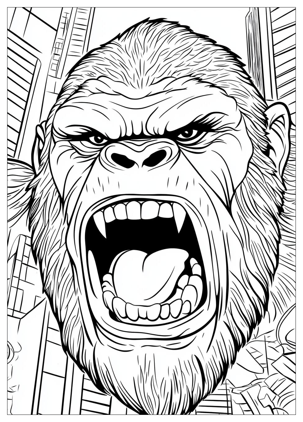 Kolorowanki Do Druku King Kong 7