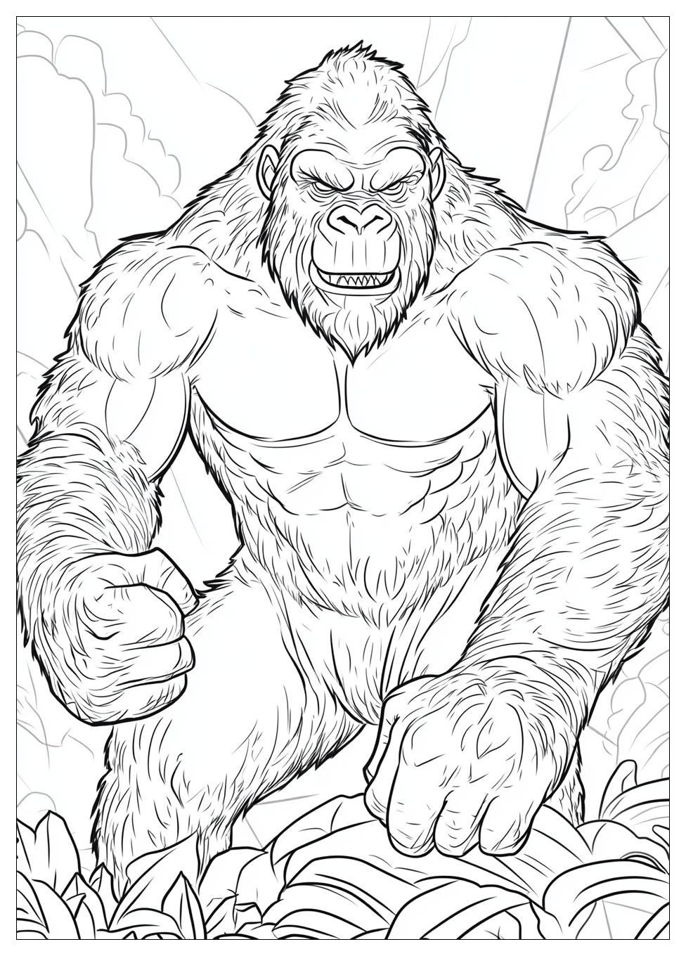 Kolorowanki Do Druku King Kong 8