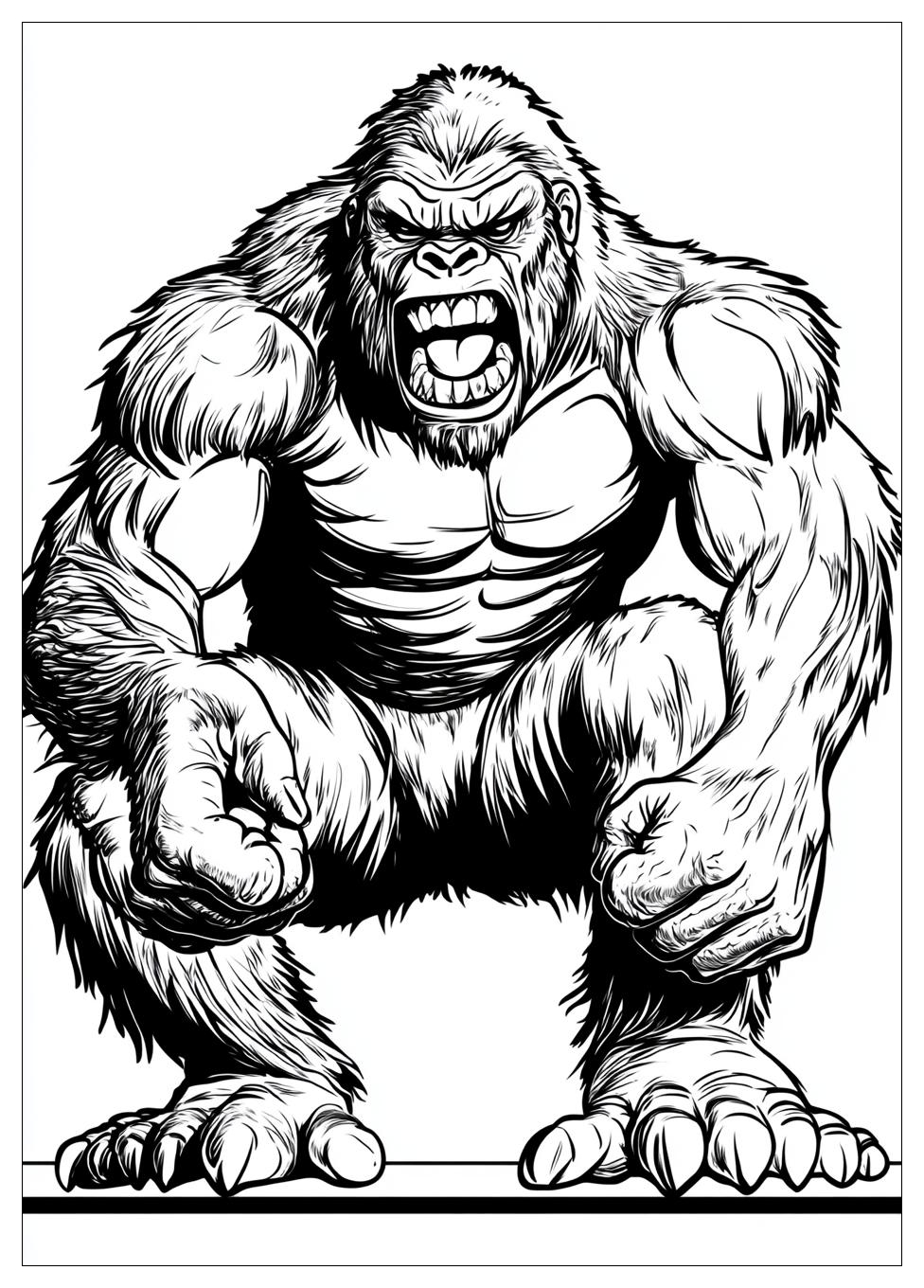 Kolorowanki Do Druku King Kong 9
