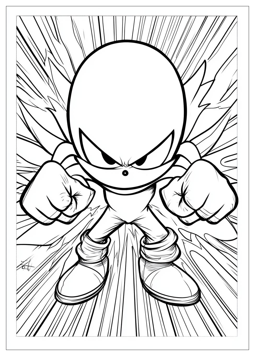 Kolorowanki Do Druku Knuckles 12