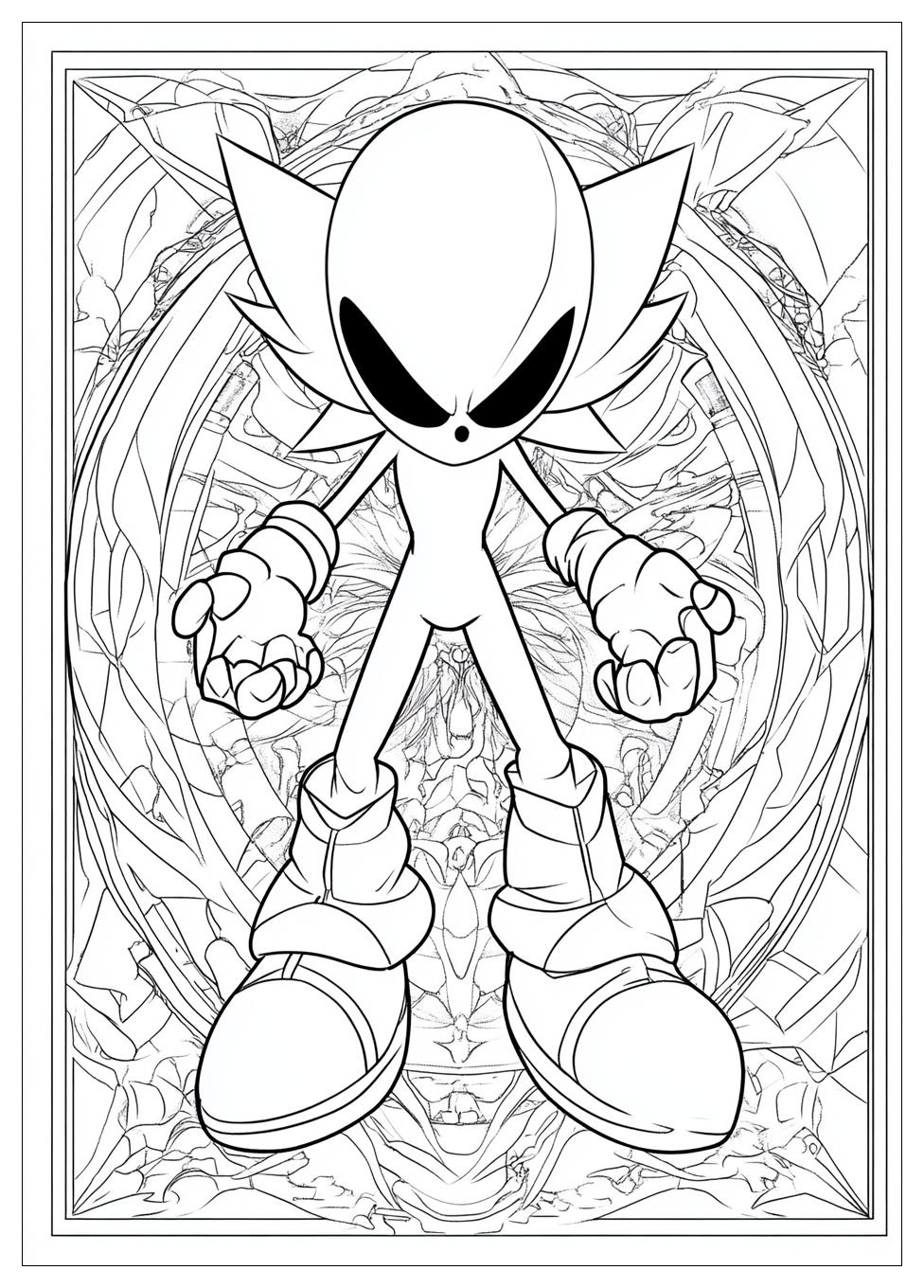 Kolorowanki Do Druku Knuckles 20