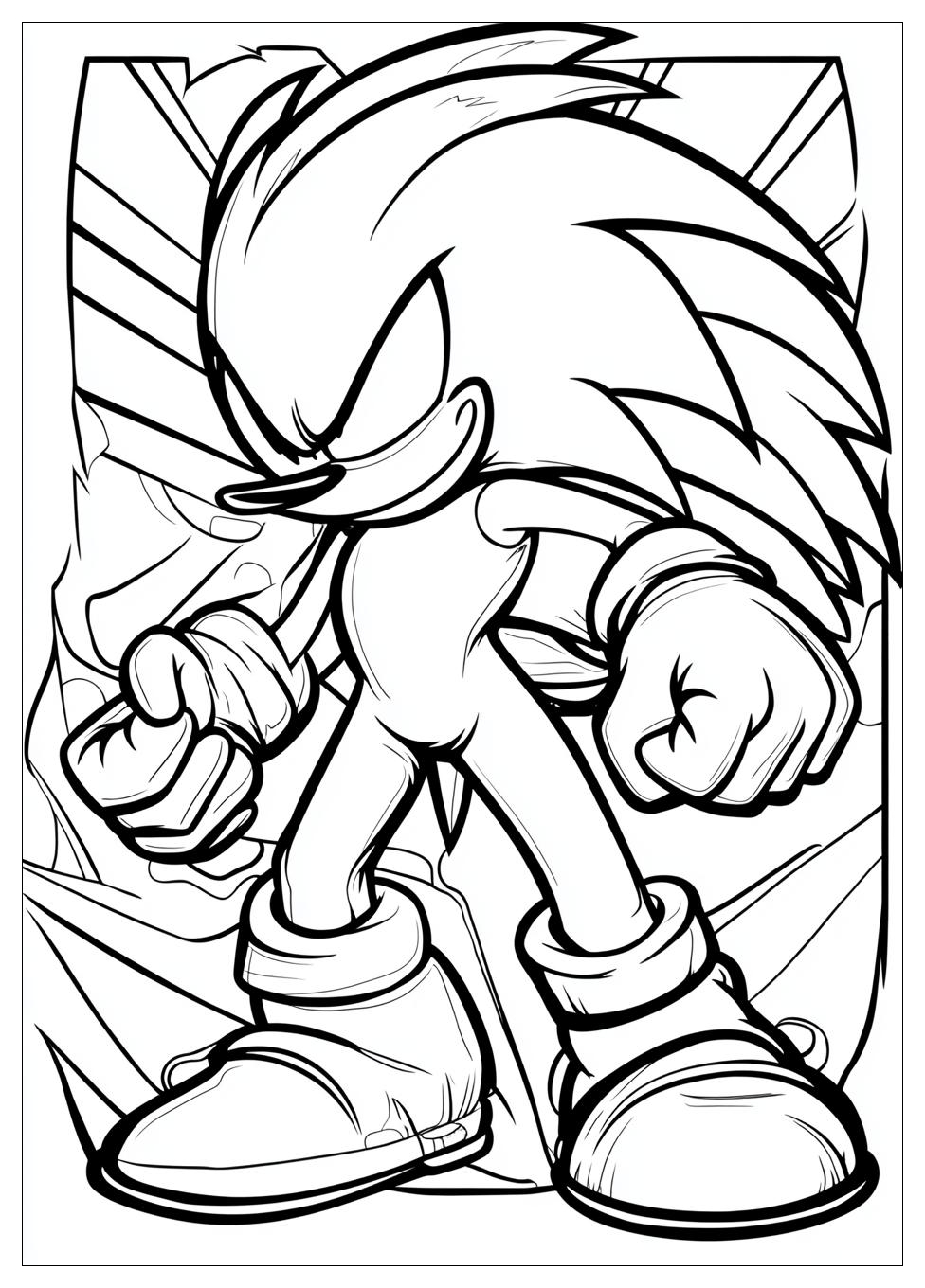 Kolorowanki Do Druku Knuckles 22