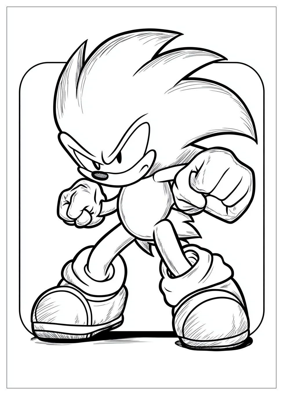 Kolorowanki Do Druku Knuckles 4