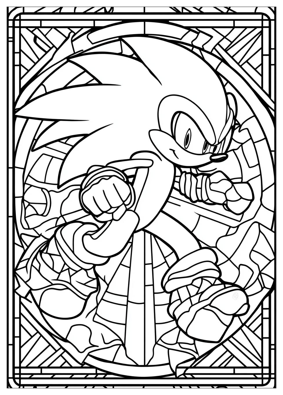 Kolorowanki Do Druku Knuckles 7