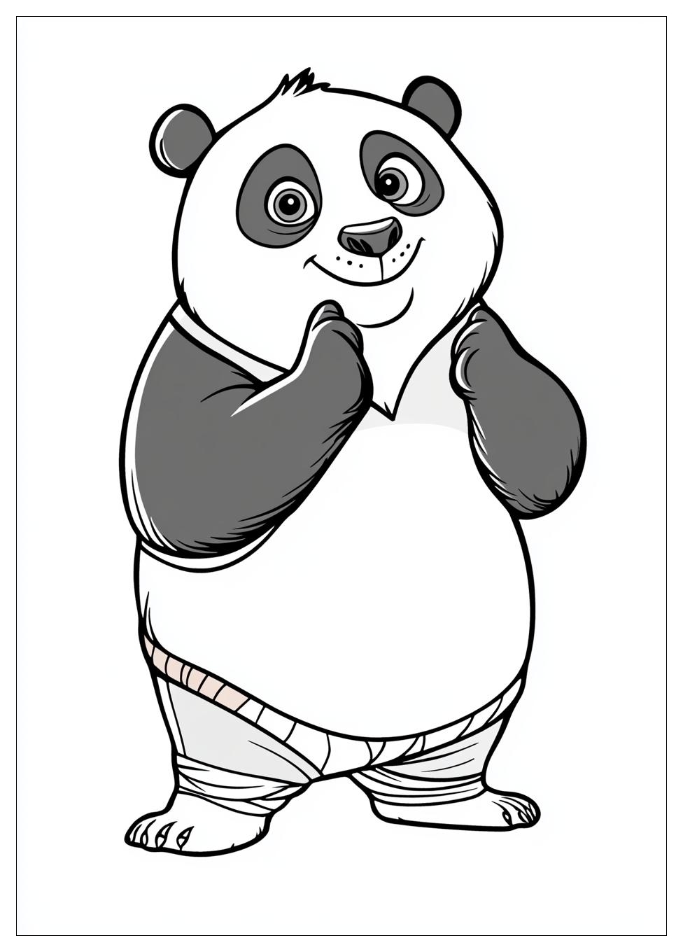 Kolorowanki Do Druku Kung Fu Panda 12