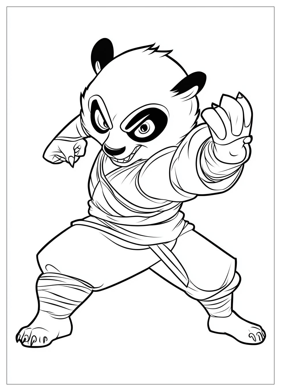 Kolorowanki Do Druku Kung Fu Panda 18