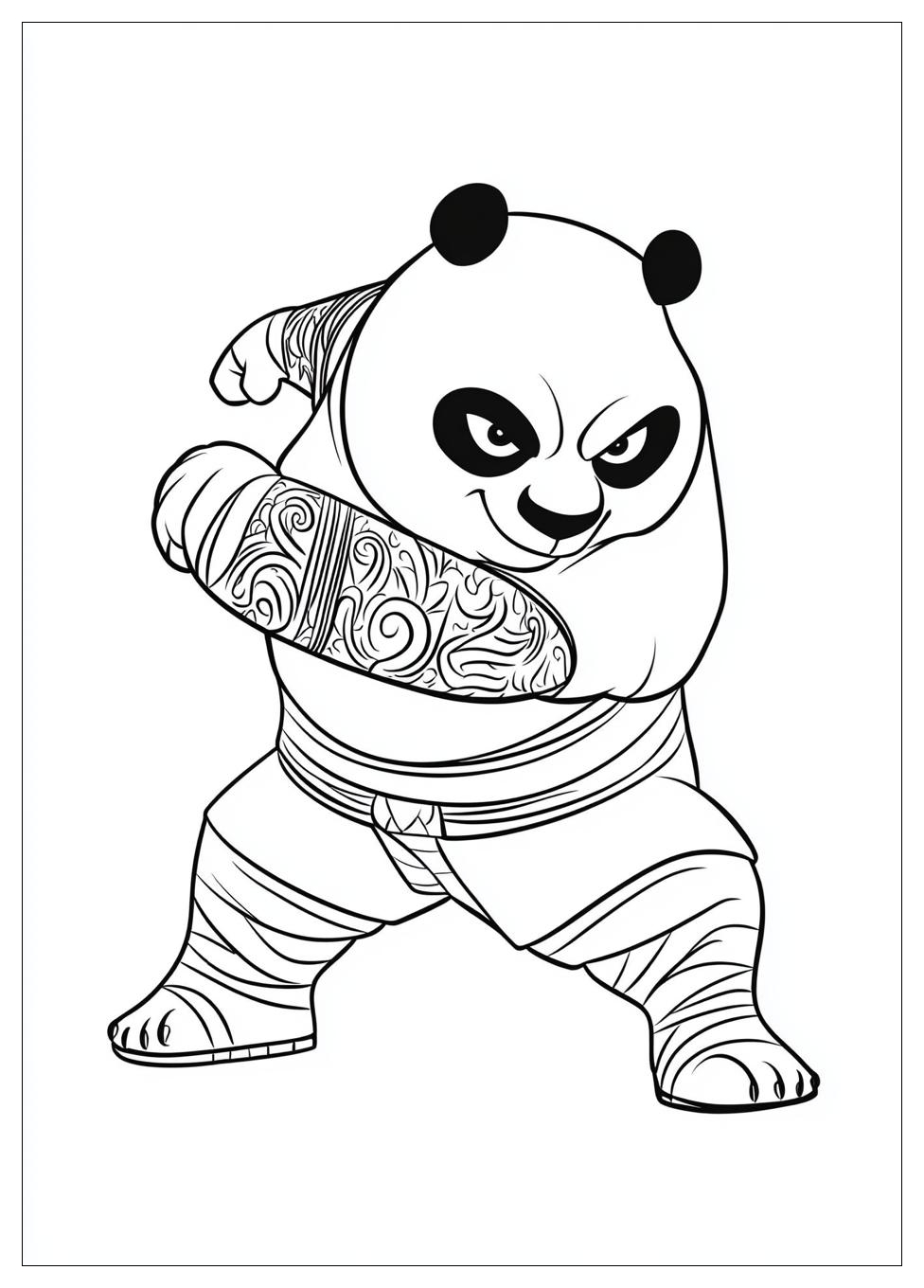 Kolorowanki Do Druku Kung Fu Panda 3