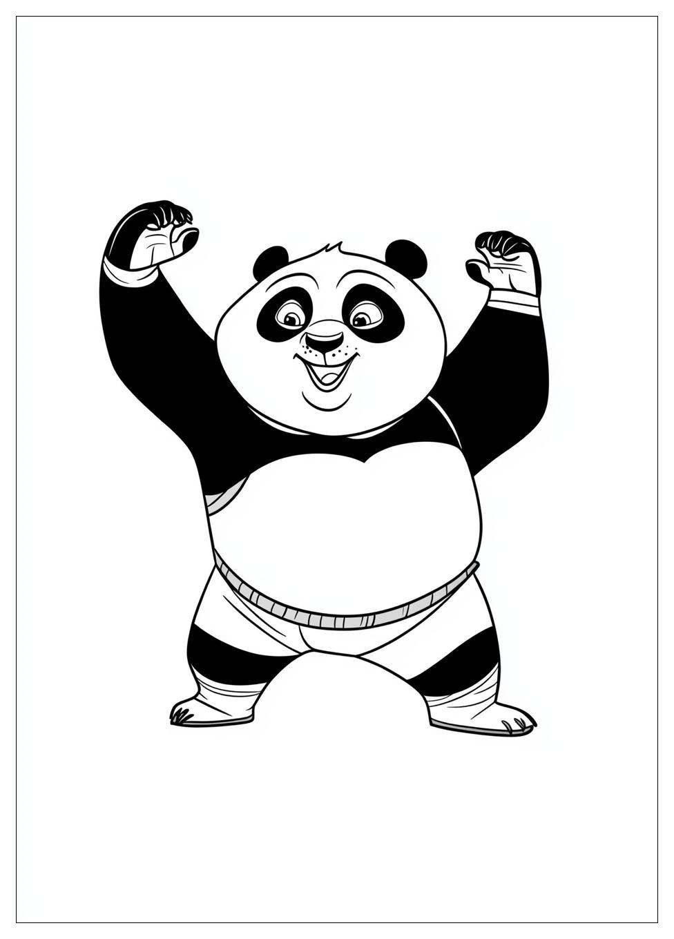 Kolorowanki Do Druku Kung Fu Panda 4