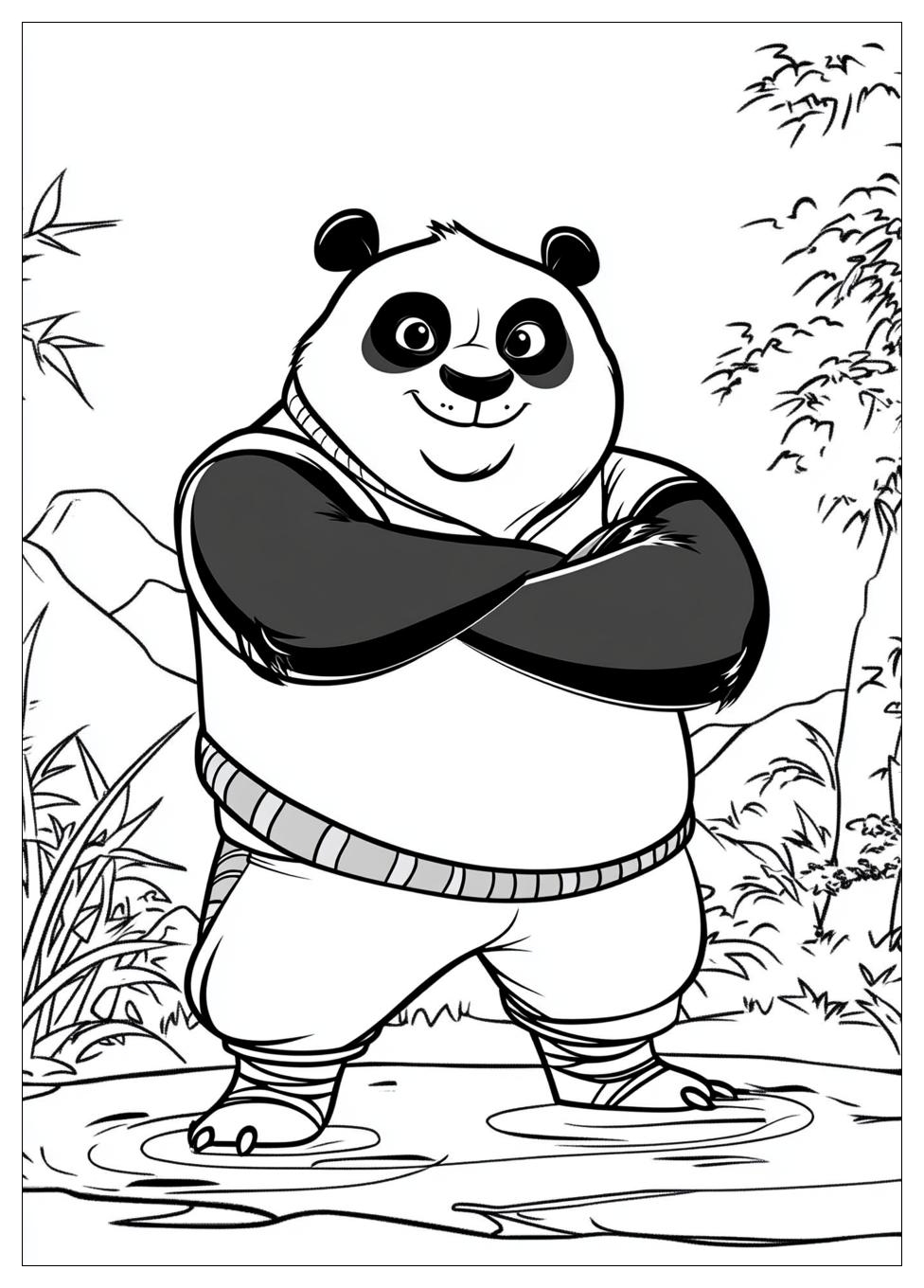 Kolorowanki Do Druku Kung Fu Panda 5