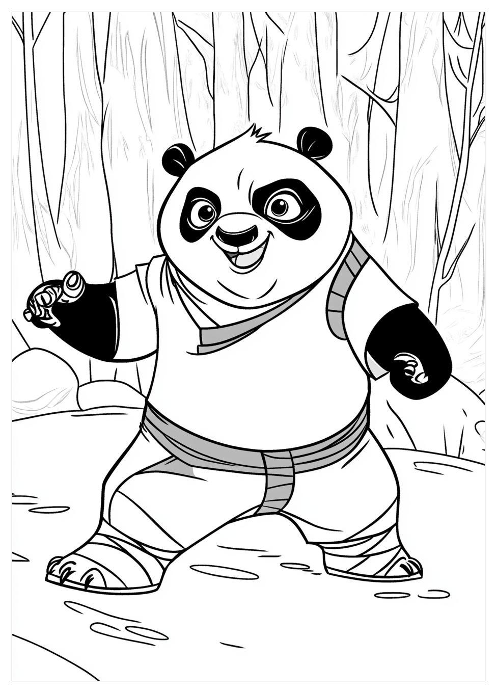 Kolorowanki Do Druku Kung Fu Panda 6