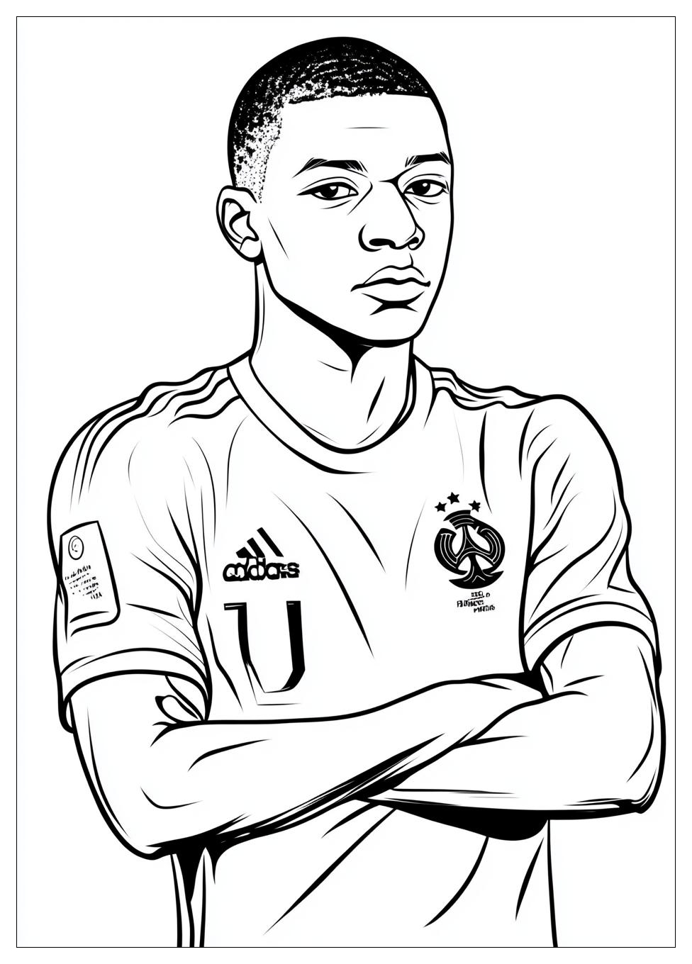 Kolorowanki Do Druku Kylian Mbappe 13