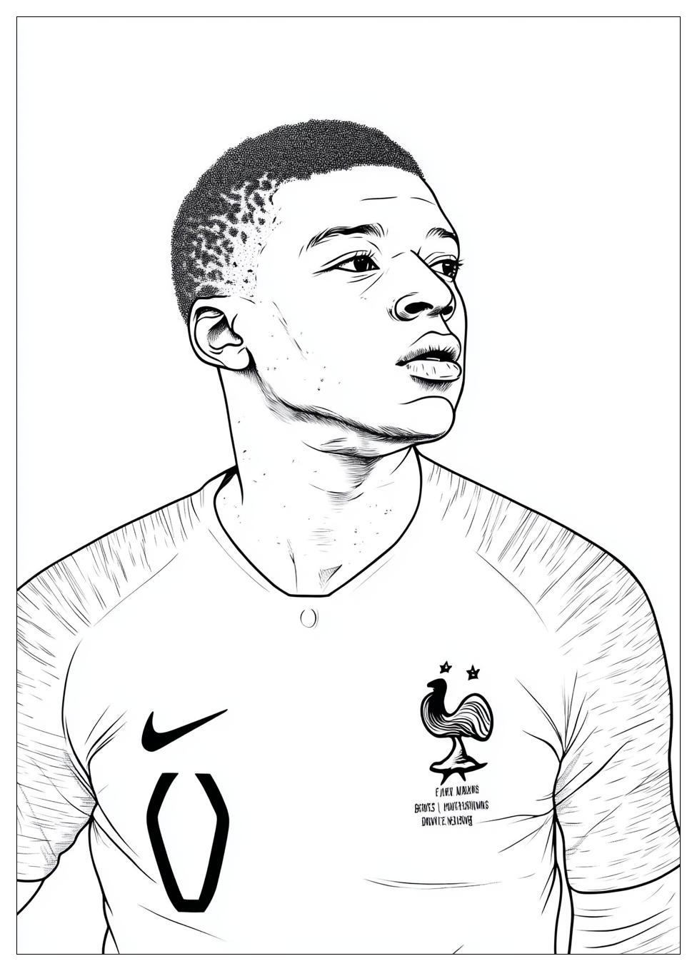 Kolorowanki Do Druku Kylian Mbappe 16