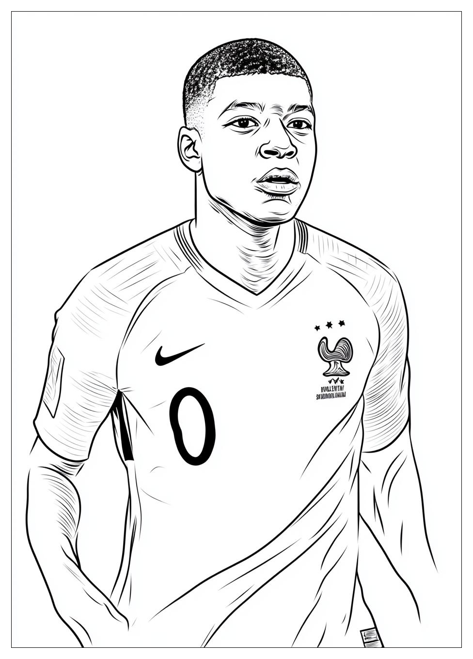 Kolorowanki Do Druku Kylian Mbappe 18