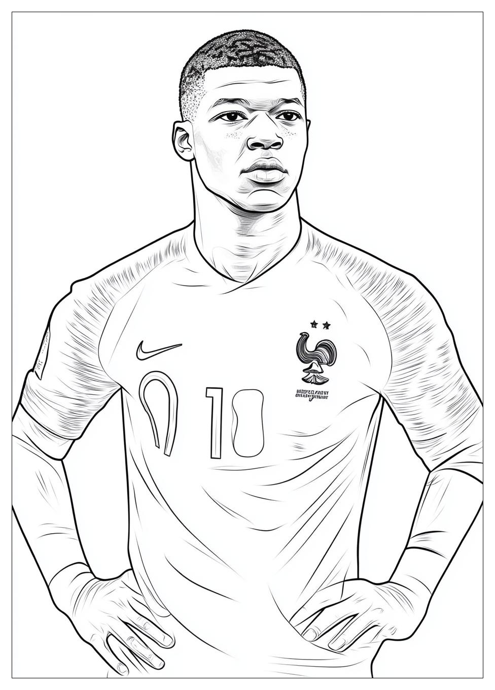 Kolorowanki Do Druku Kylian Mbappe 22