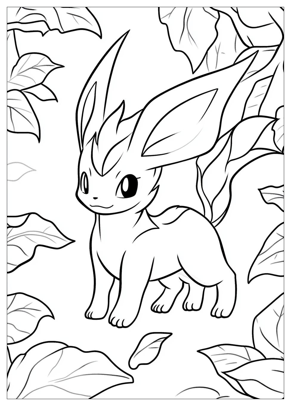 Kolorowanki Do Druku Leafeon 10