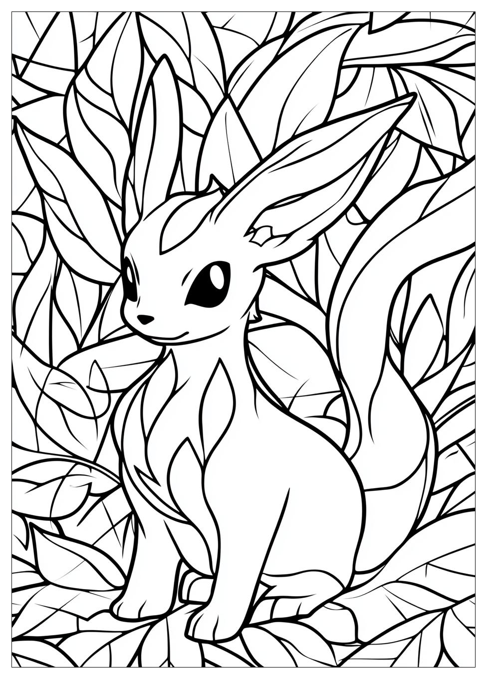 Kolorowanki Do Druku Leafeon 11