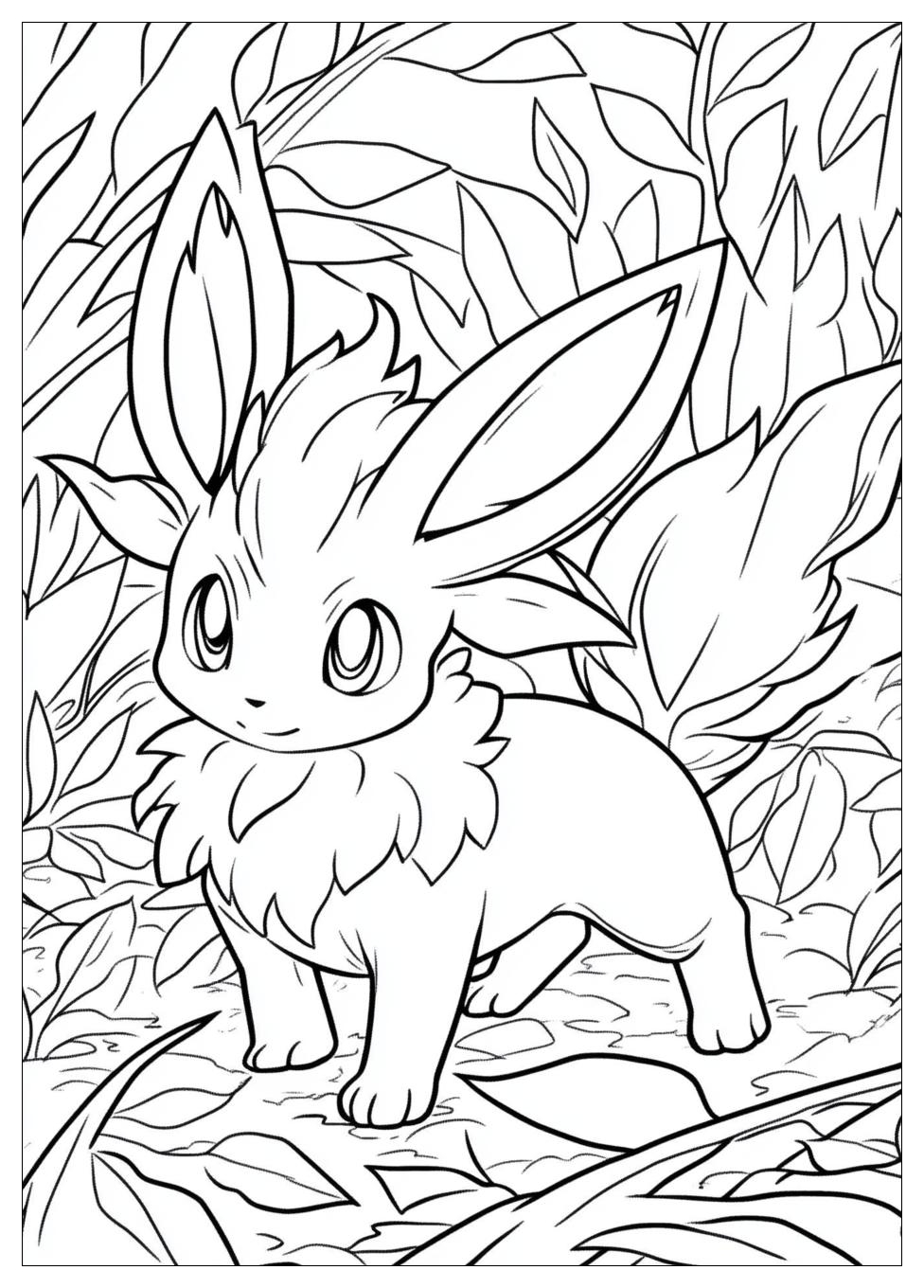 Kolorowanki Do Druku Leafeon 12