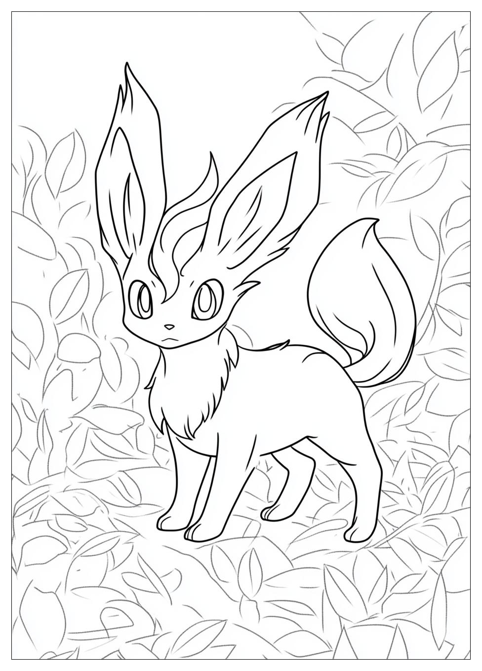Kolorowanki Do Druku Leafeon 14