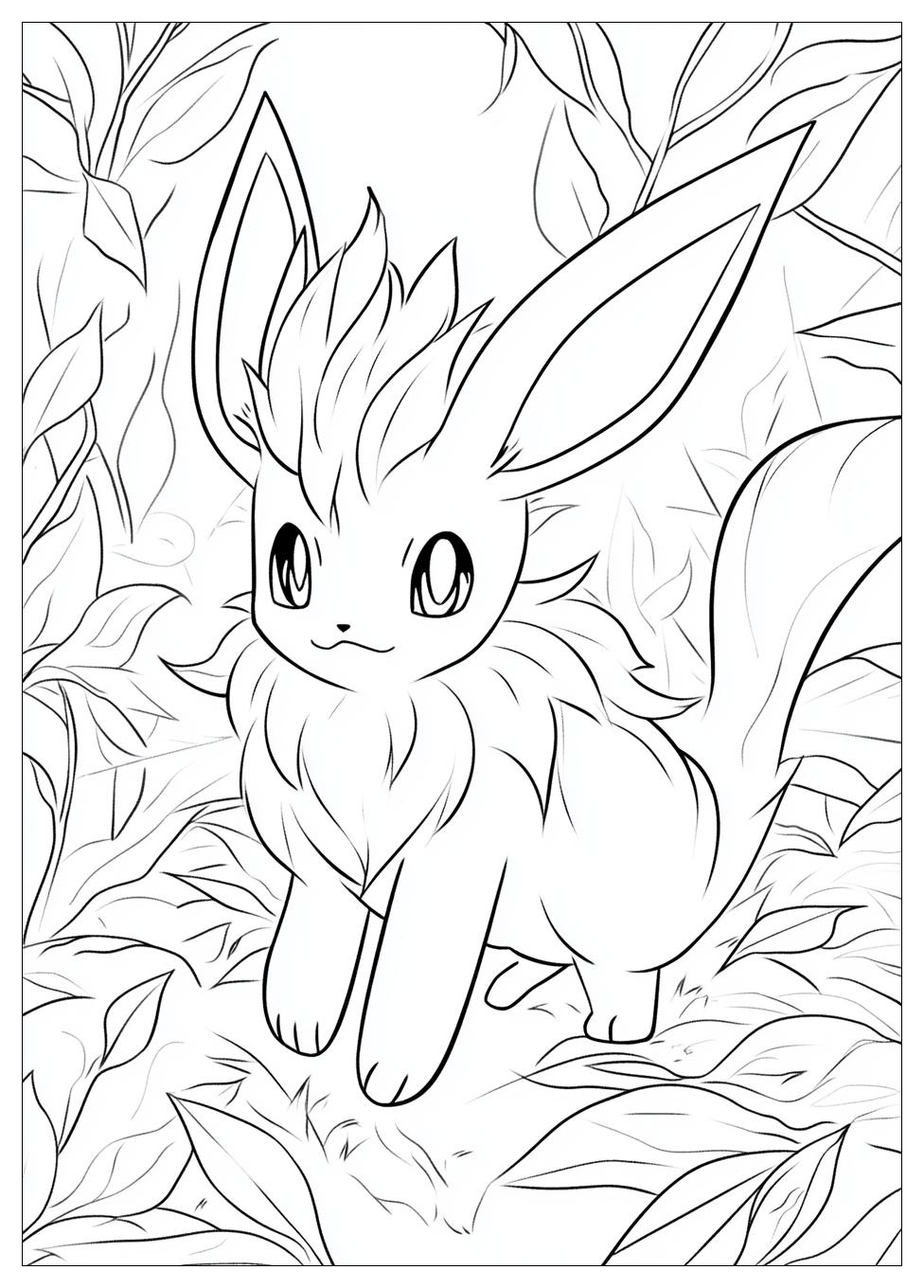 Kolorowanki Do Druku Leafeon 2