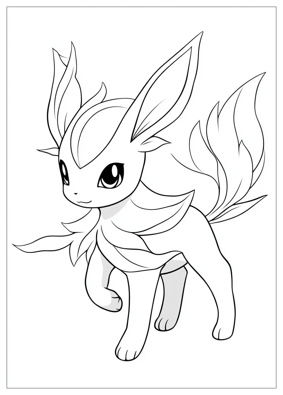 Kolorowanki Do Druku Leafeon 4