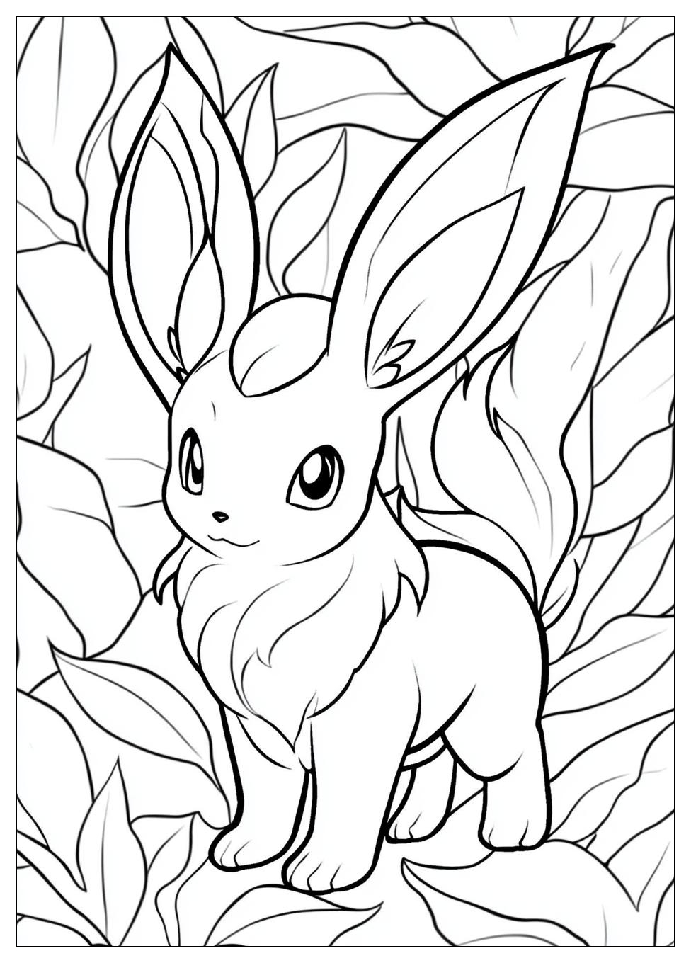 Kolorowanki Do Druku Leafeon 6