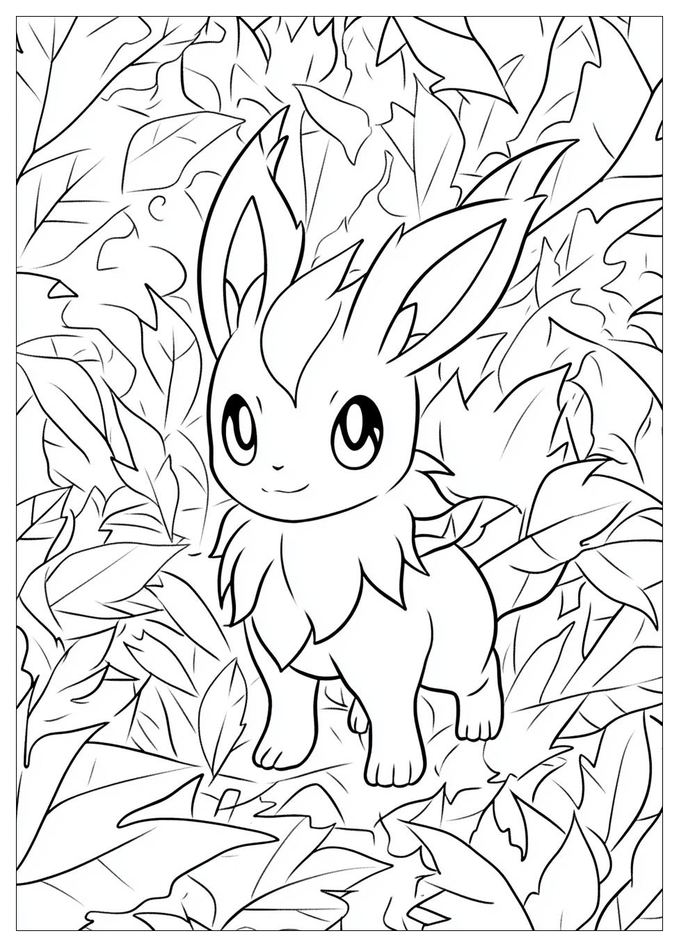 Kolorowanki Do Druku Leafeon 7