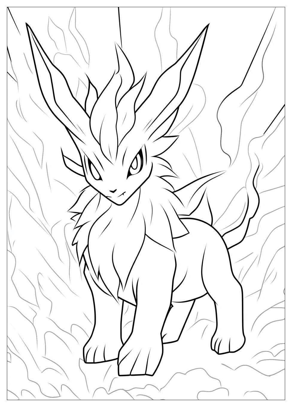 Kolorowanki Do Druku Legendarne Pokemony 3