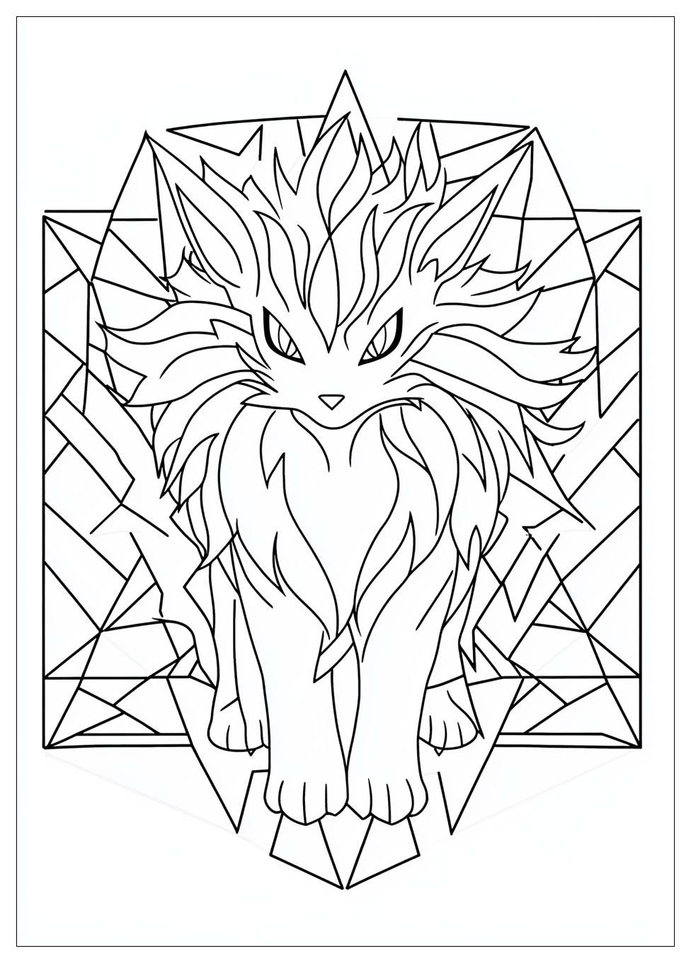 Kolorowanki Do Druku Legendarne Pokemony 5
