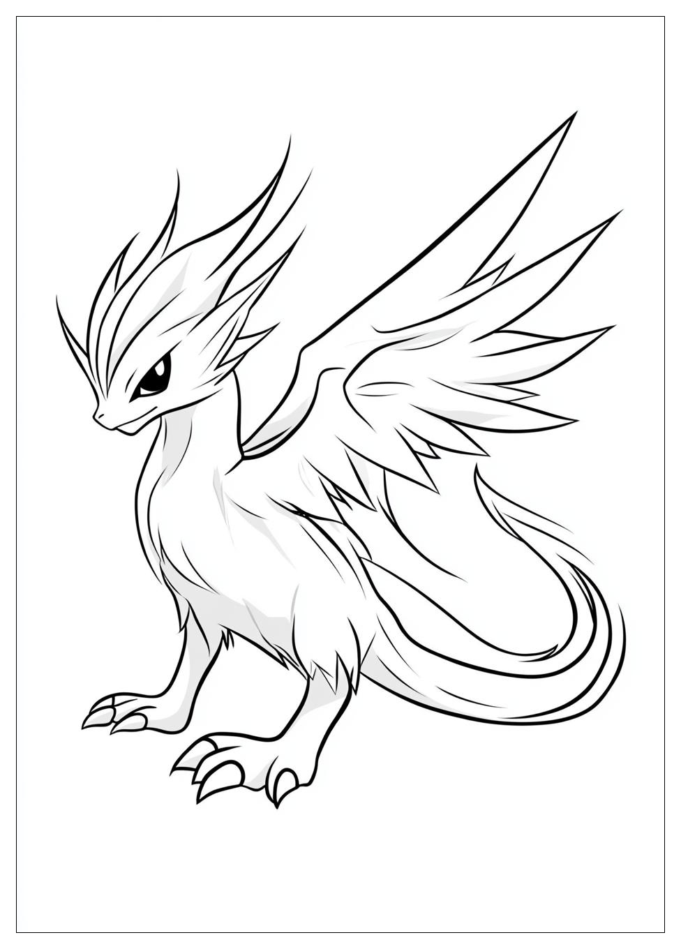Kolorowanki Do Druku Legendarne Pokemony 8