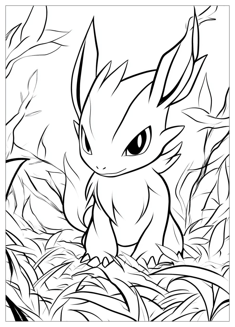 Kolorowanki Do Druku Legendarne Pokemony 9