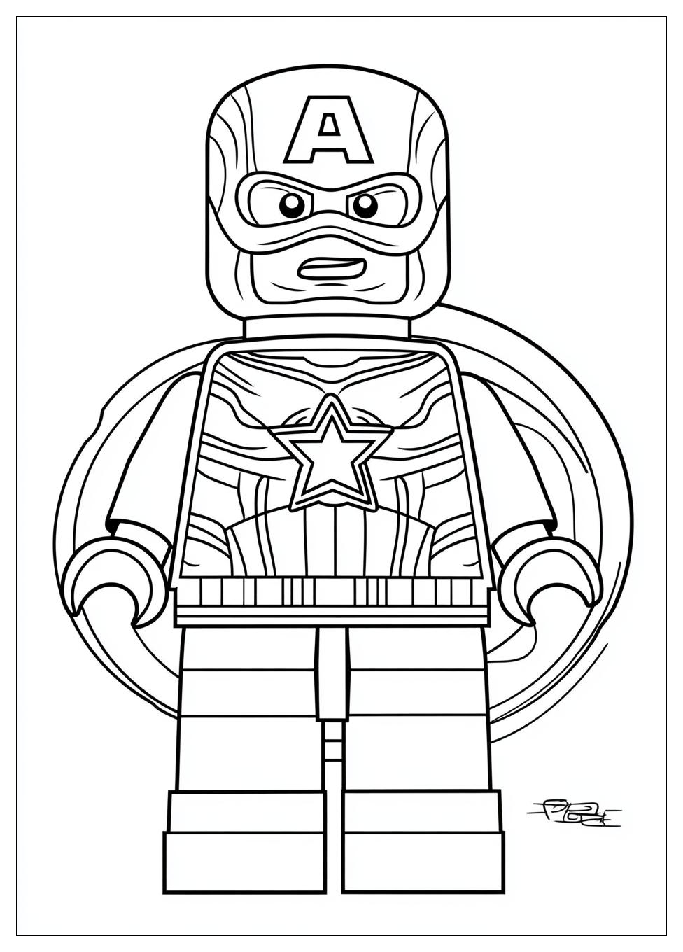 Kolorowanki Do Druku Lego Avengers 11